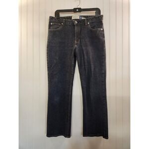 Gap Boot Cut Stretch Jeans Womens Size 12 Ankle Dark Wash Denim Blue W34"x27"L